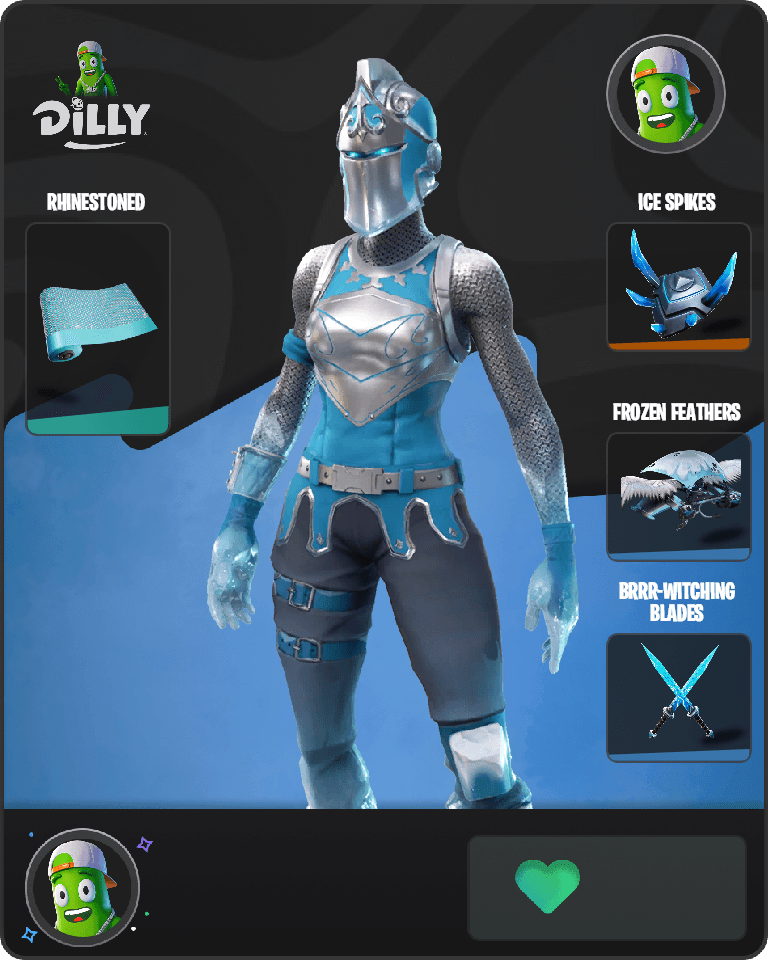 Frozen Red Knight Fortnite combo