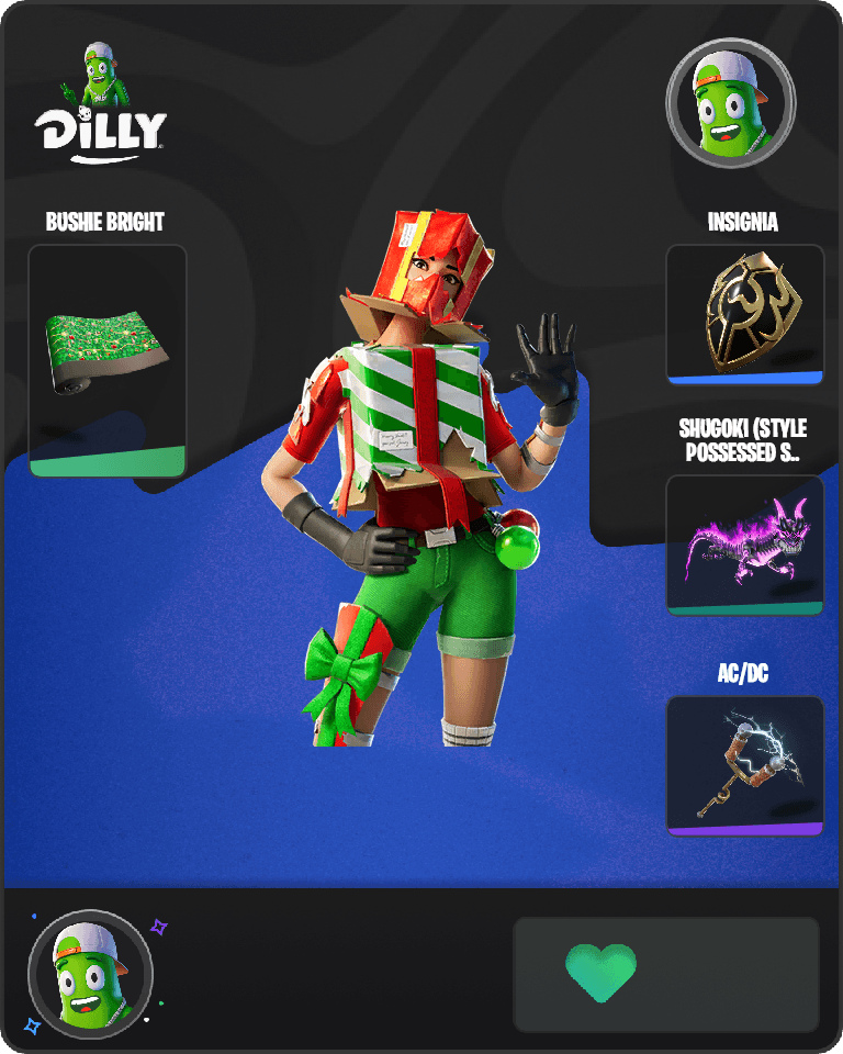 Holiday Boxy Fortnite combo