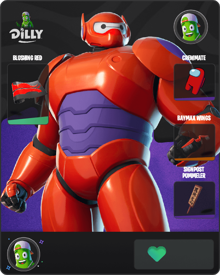 Hero Baymax Fortnite combo
