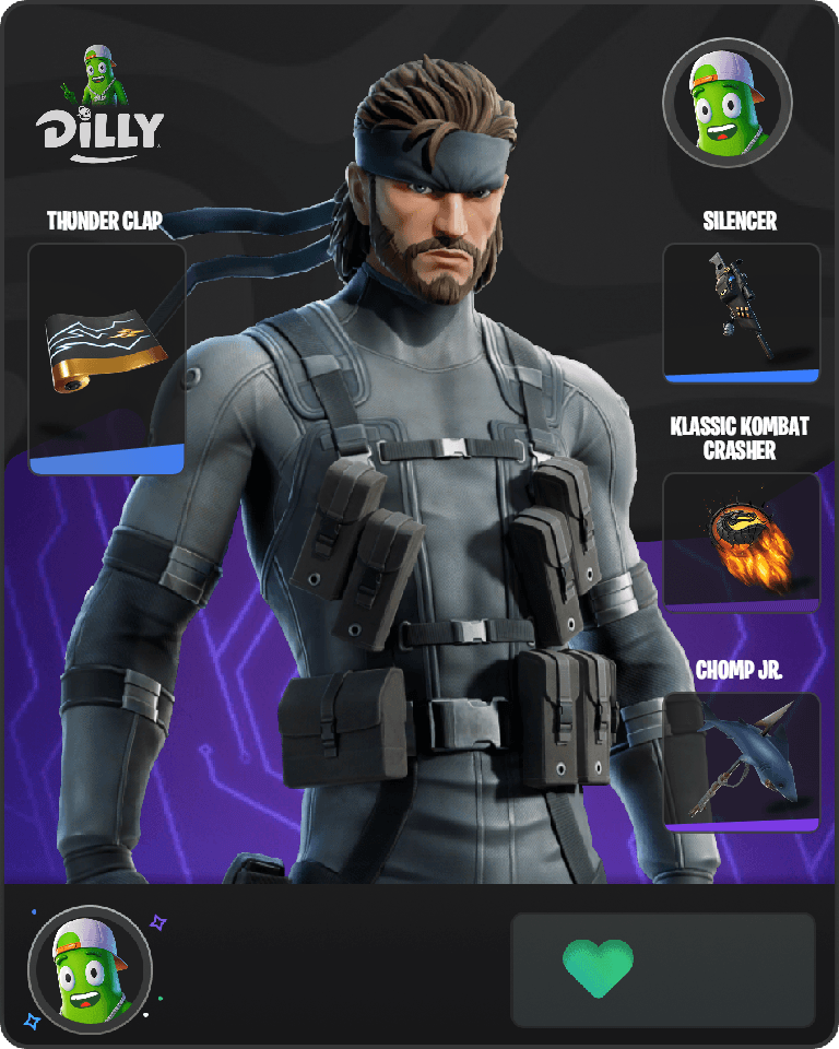 Solid Snake Fortnite combo