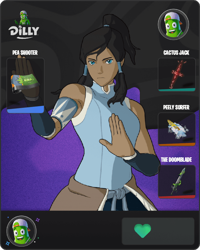 Korra Fortnite combo