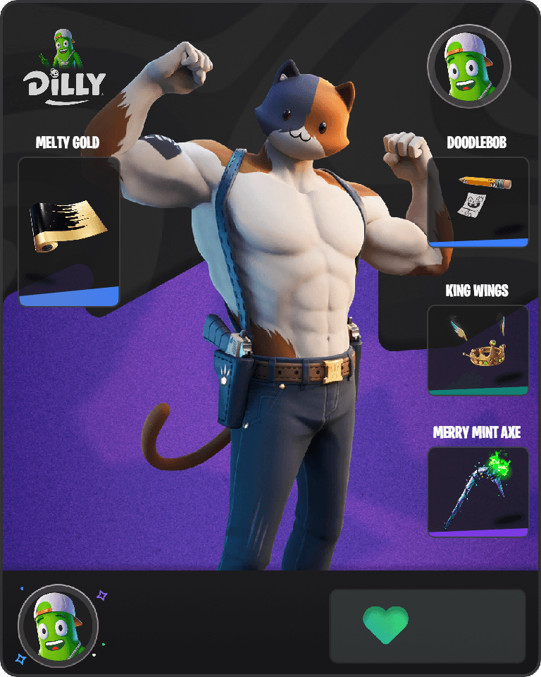 Meowscles Fortnite combo