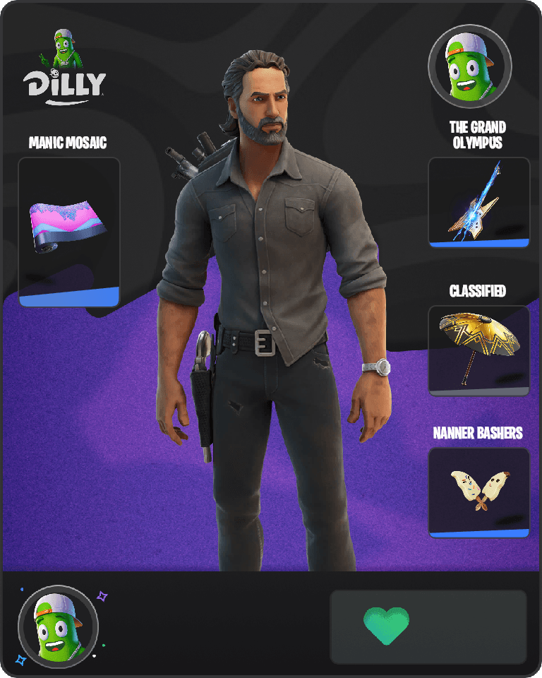 Rick Grimes Fortnite combo
