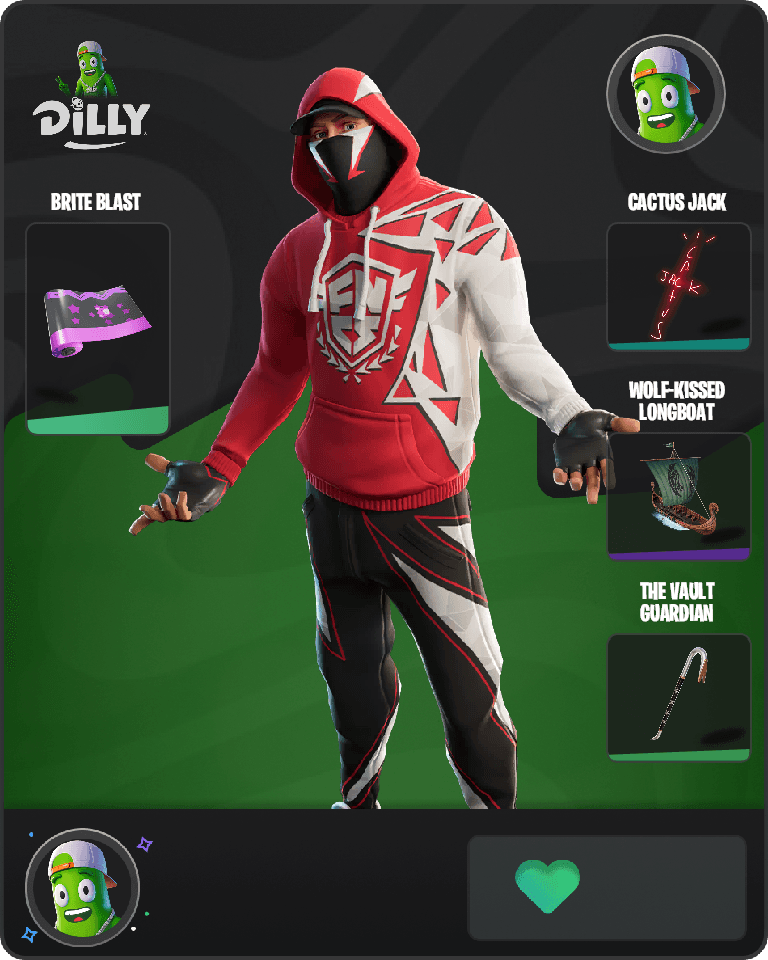 Champion Stash'd Fortnite combo