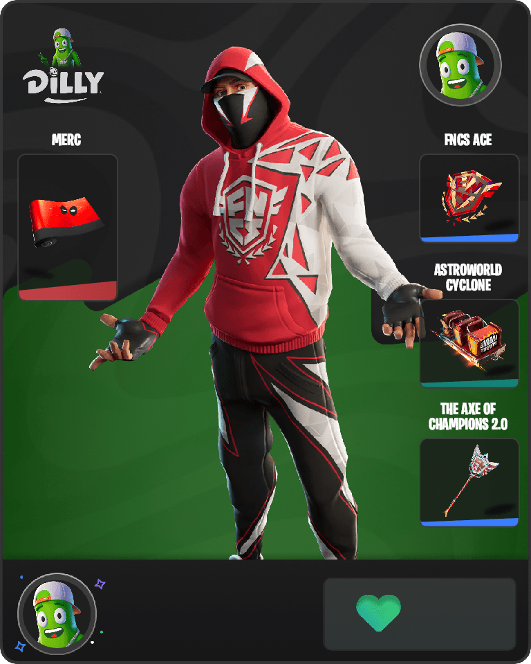 Champion Stash'd Fortnite combo
