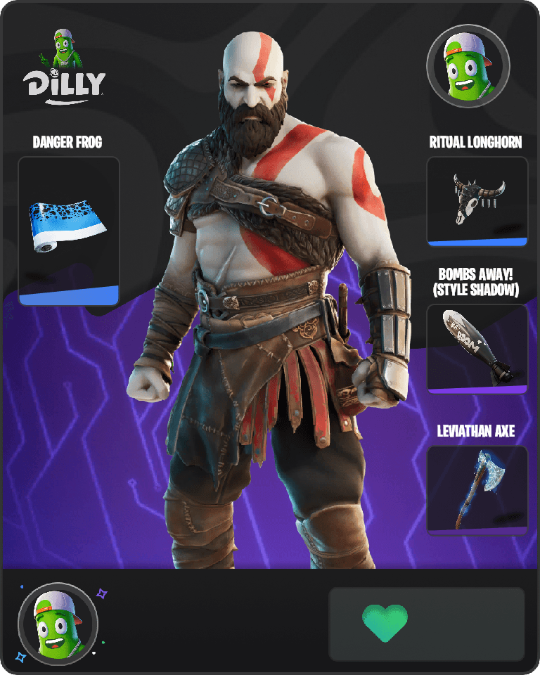 Kratos Fortnite combo