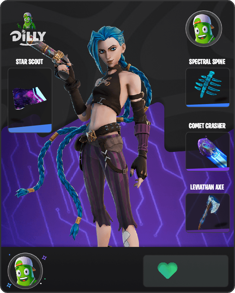 Arcane Jinx Fortnite combo