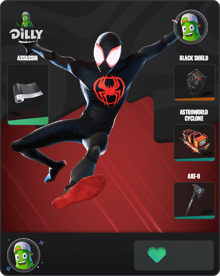 Spider-Man (Miles Morales) Fortnite combo