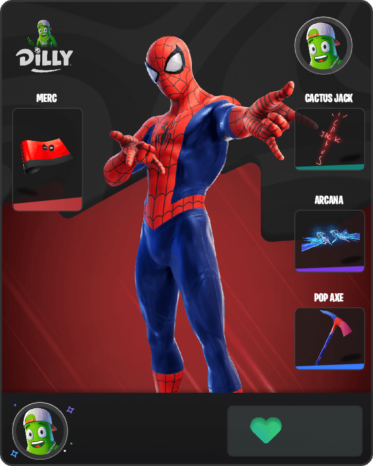 Spider-Man Fortnite combo