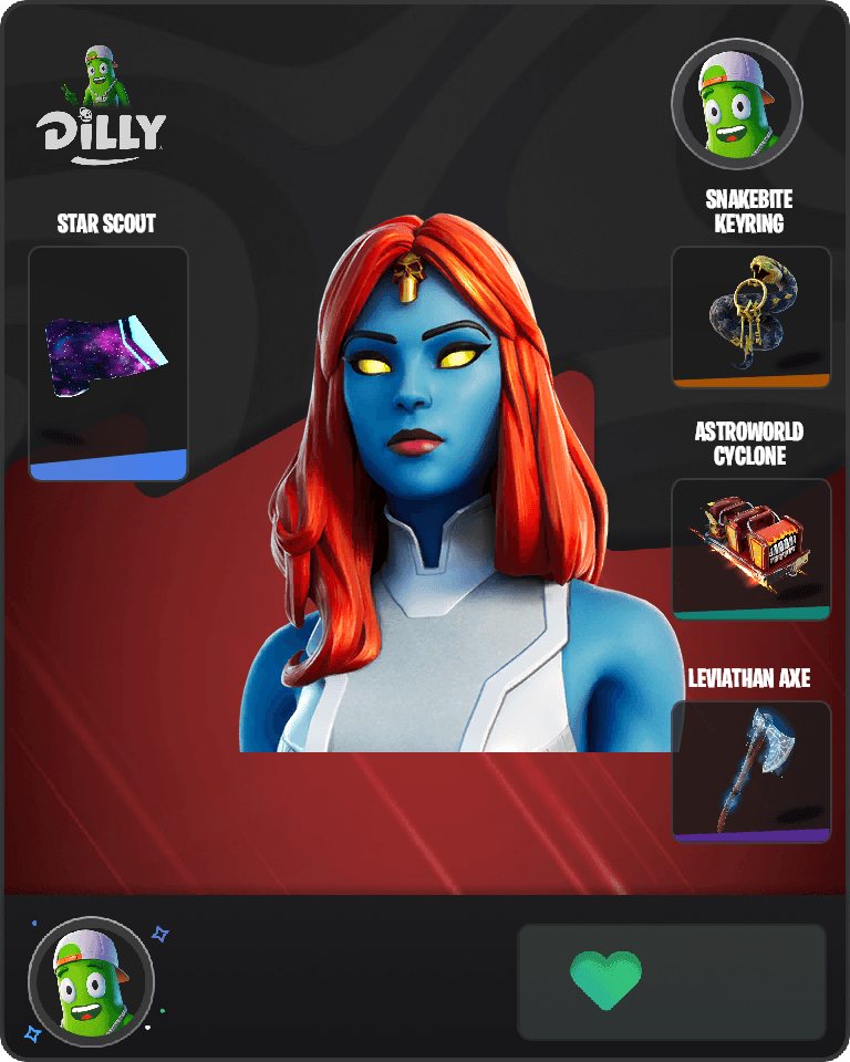 Mystique Fortnite combo