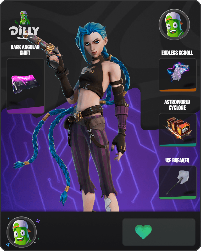 Arcane Jinx Fortnite combo