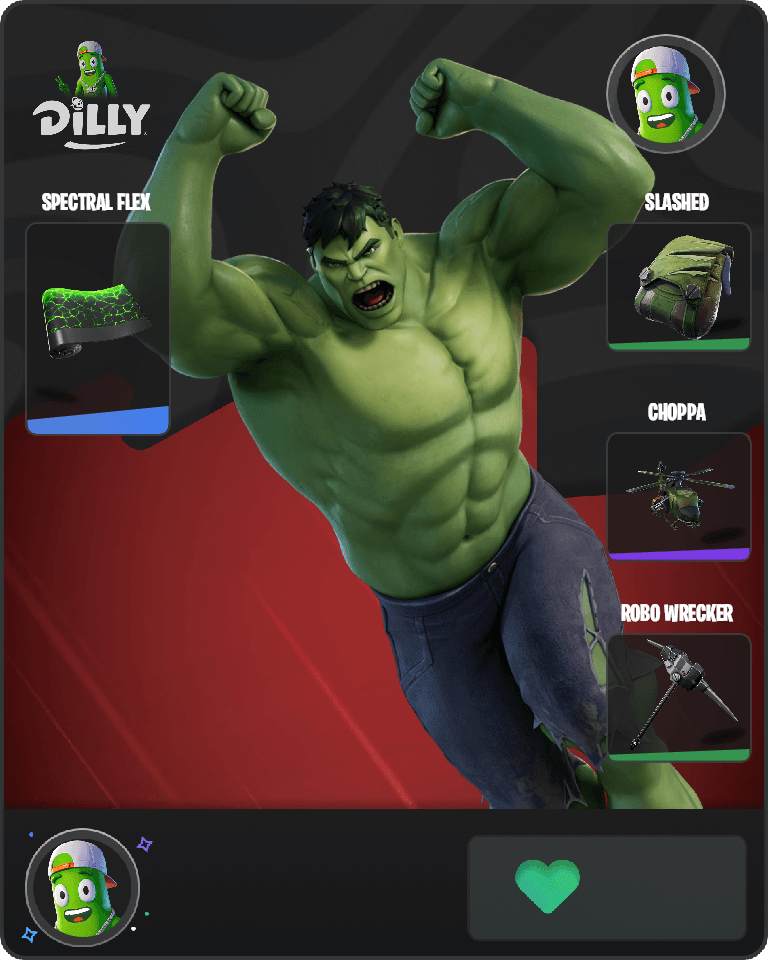 Hulk Fortnite combo