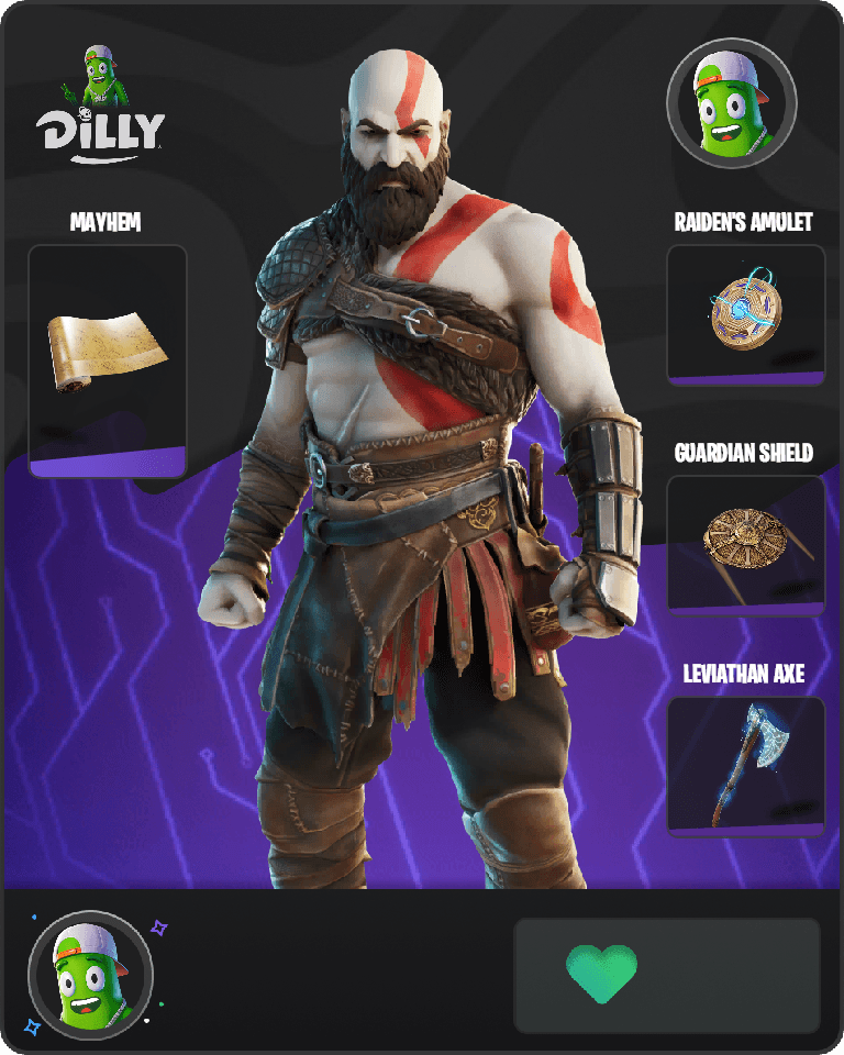 Kratos Fortnite combo