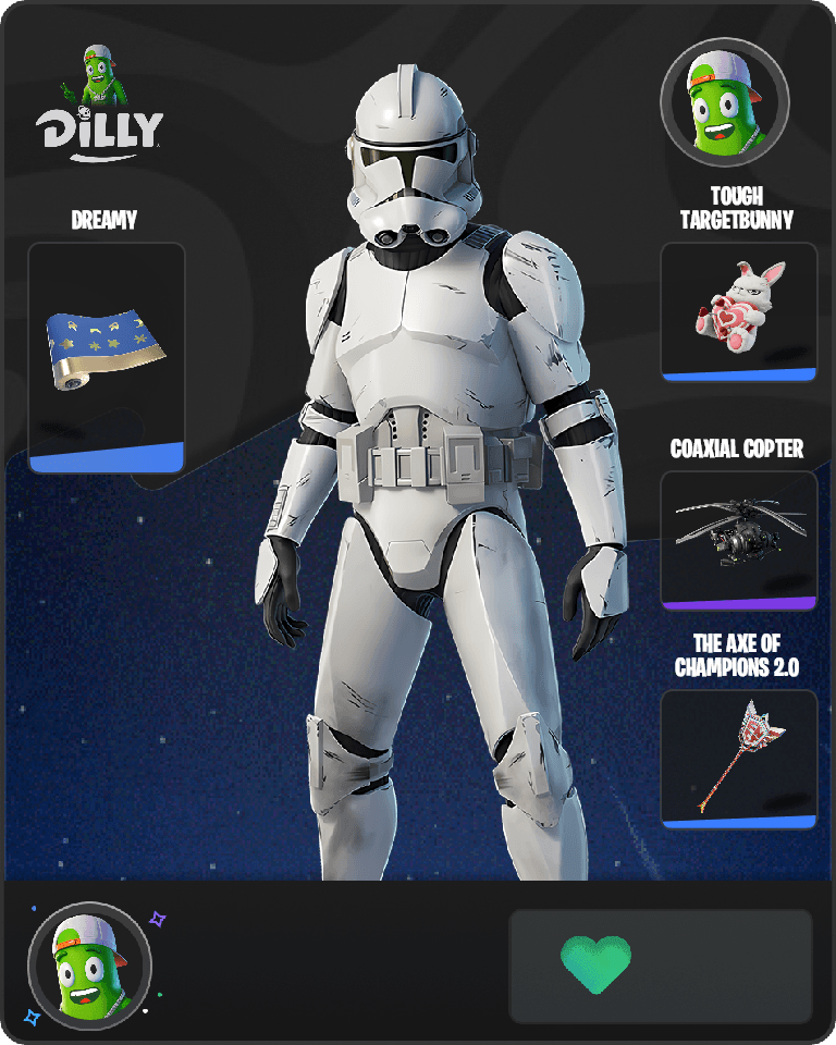 Clone Trooper Fortnite combo