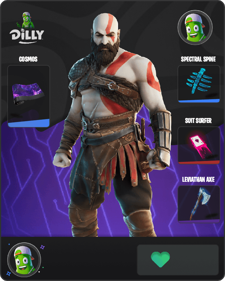 Kratos Fortnite combo