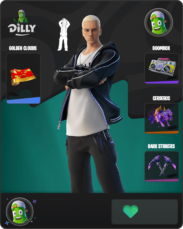 Slim Shady Fortnite combo