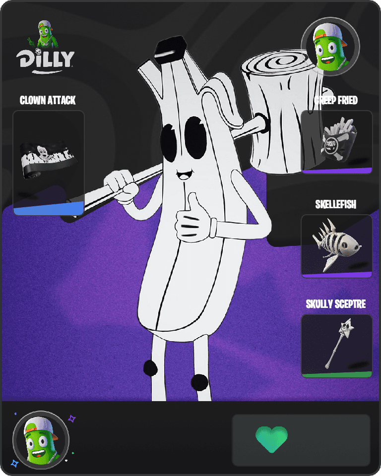 Toon Peely Fortnite combo