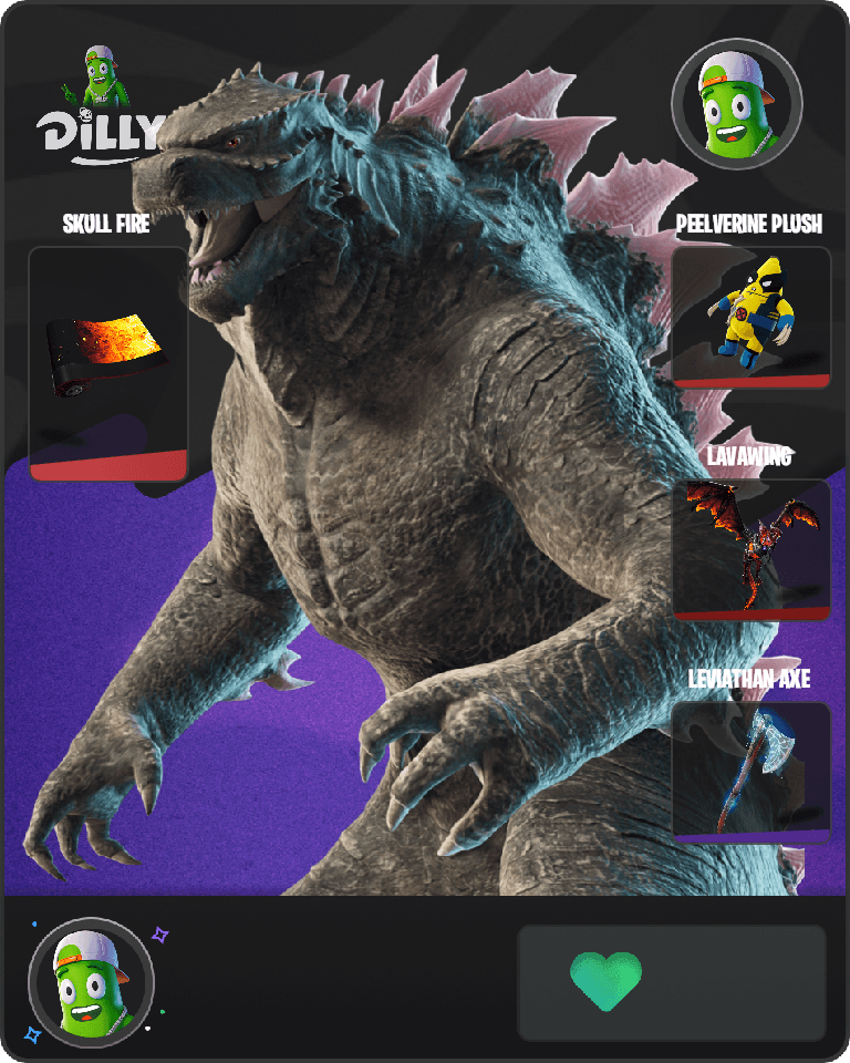 Godzilla Evolved Fortnite combo