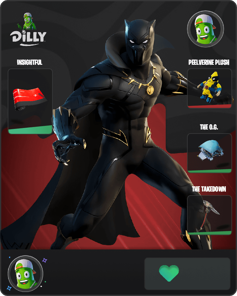 Black Panther Fortnite combo