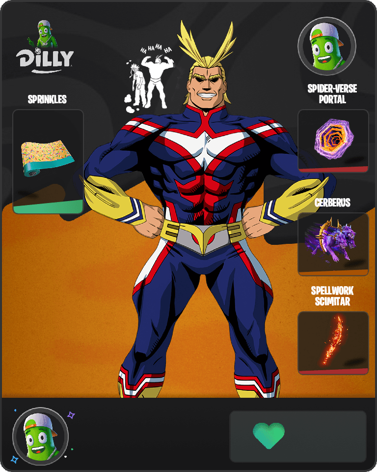 All Might Fortnite combo
