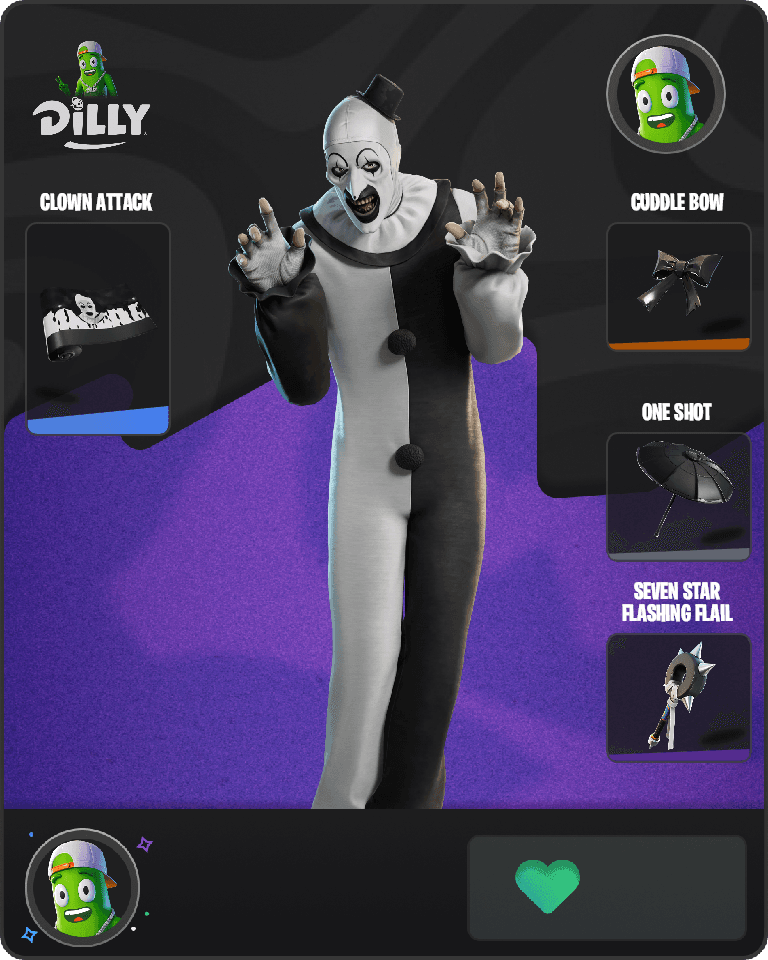 Art the Clown Fortnite combo