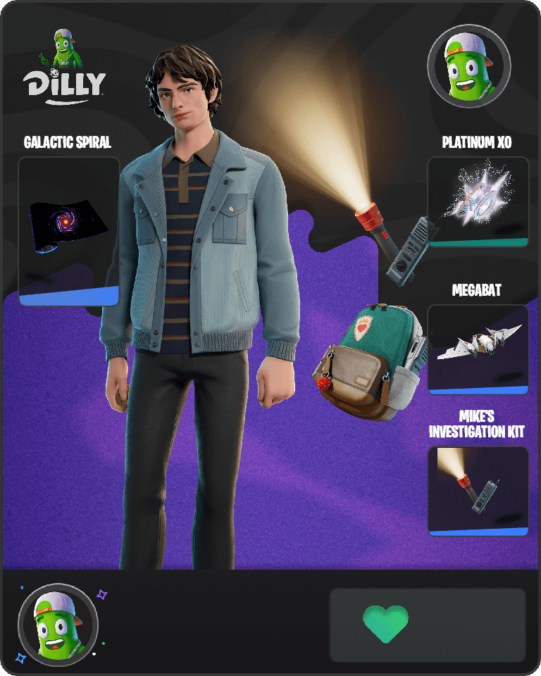 Mike Wheeler Fortnite combo