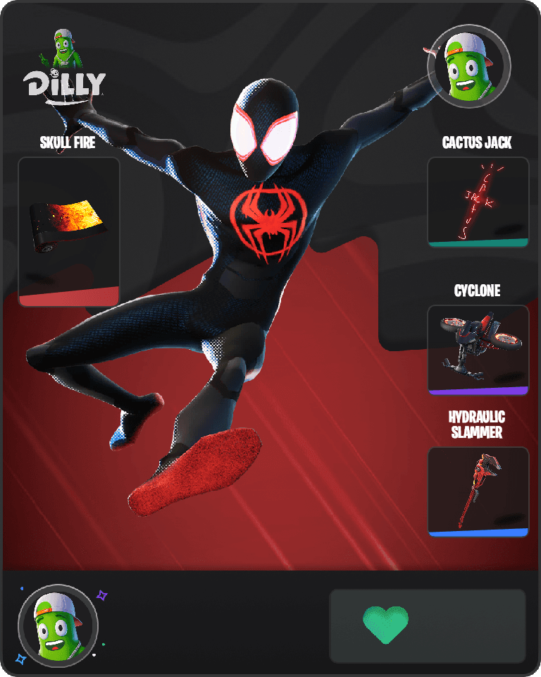 Spider-Man (Miles Morales) Fortnite combo