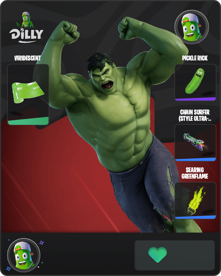 Hulk Fortnite combo