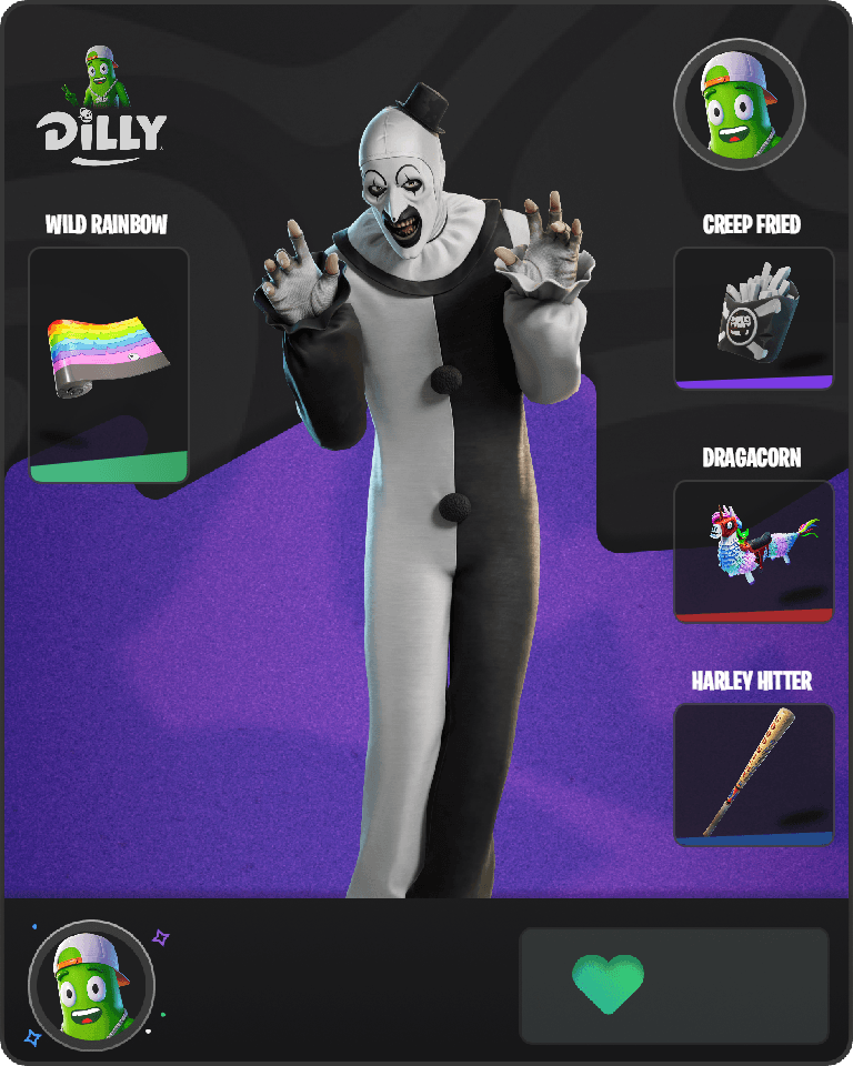 Art the Clown Fortnite combo