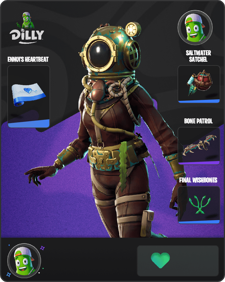 Deep Sea Dominator Fortnite combo