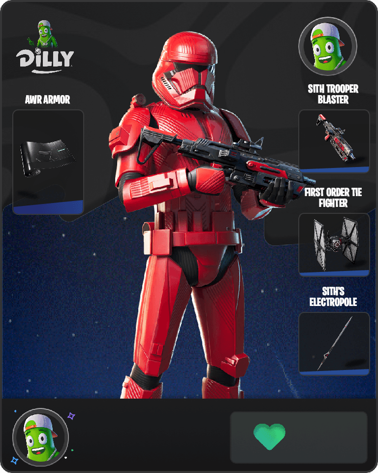 Sith Trooper Fortnite combo