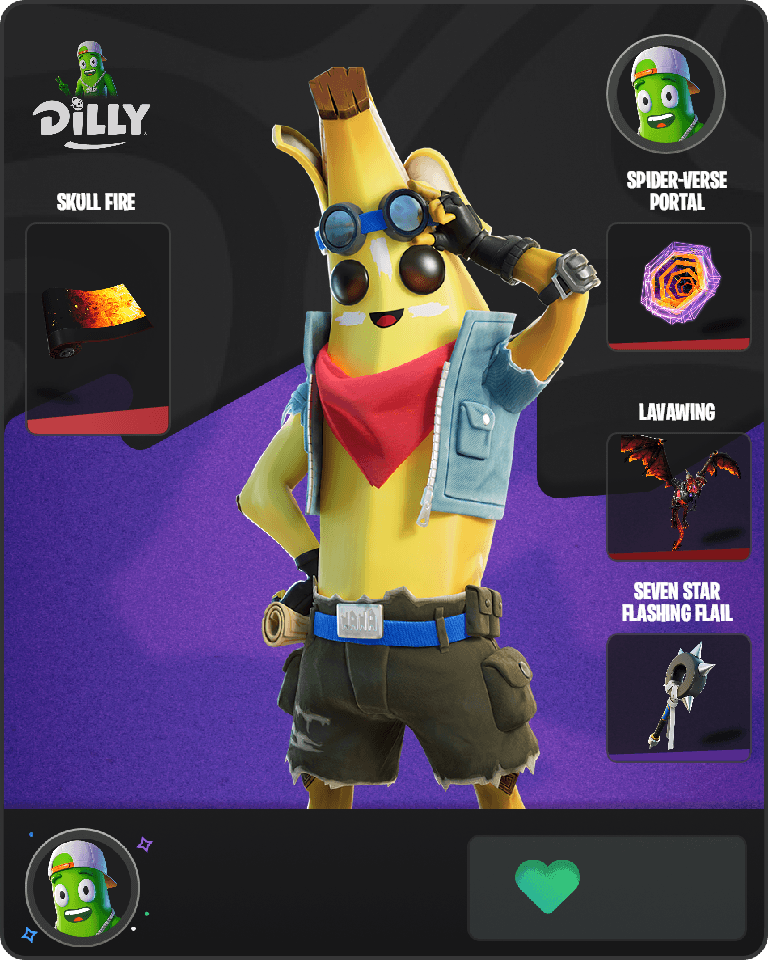 Adventure Peely Fortnite combo