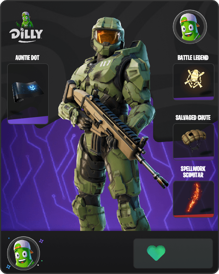 Master Chief Fortnite combo
