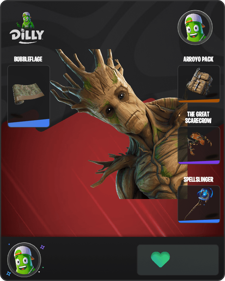 Groot Fortnite combo