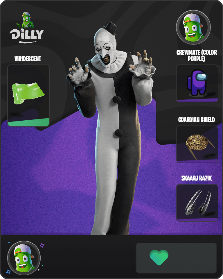 Art the Clown Fortnite combo