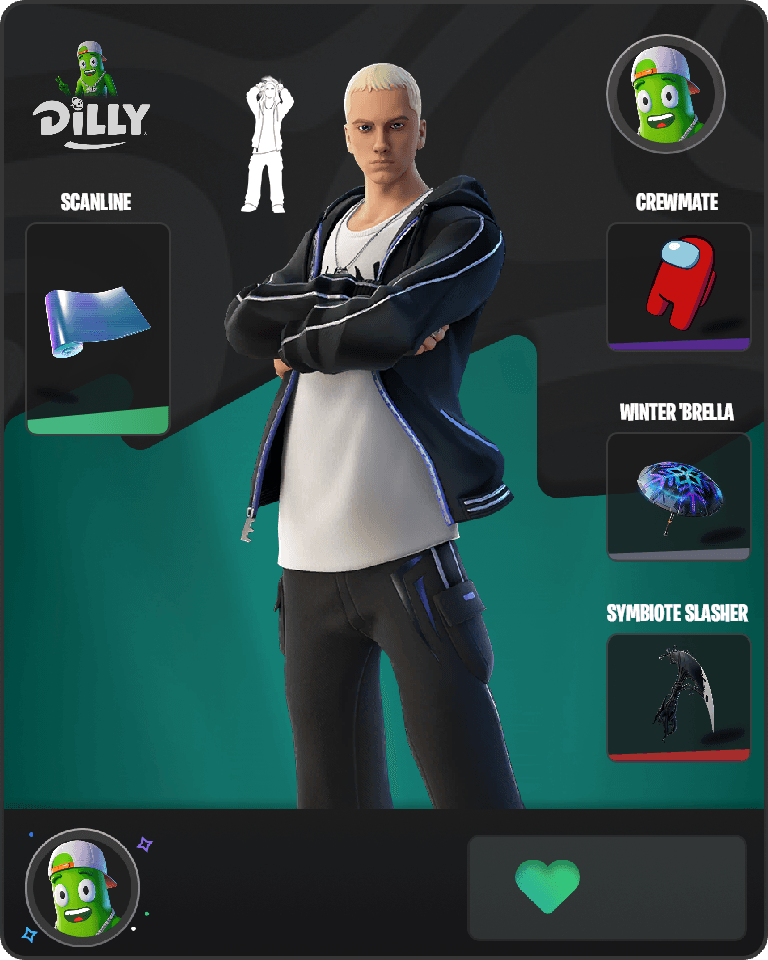 Slim Shady Fortnite combo
