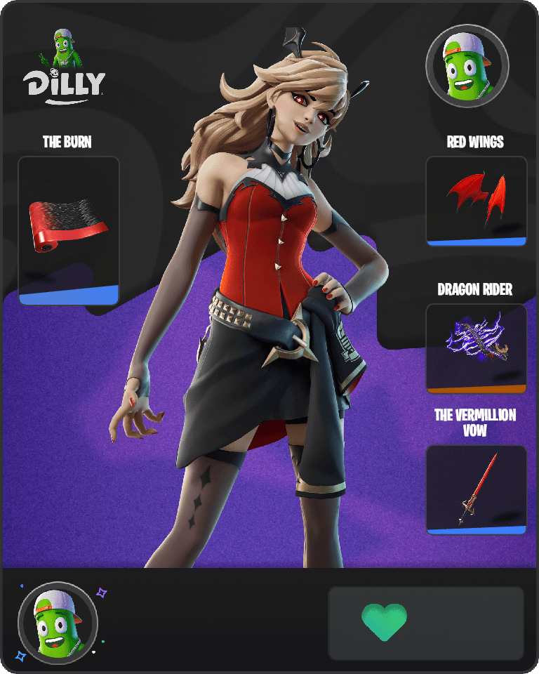 Red Ruin Joni Fortnite combo