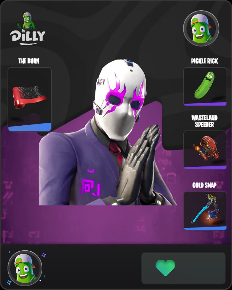 Dark Wild Card Fortnite skin combo