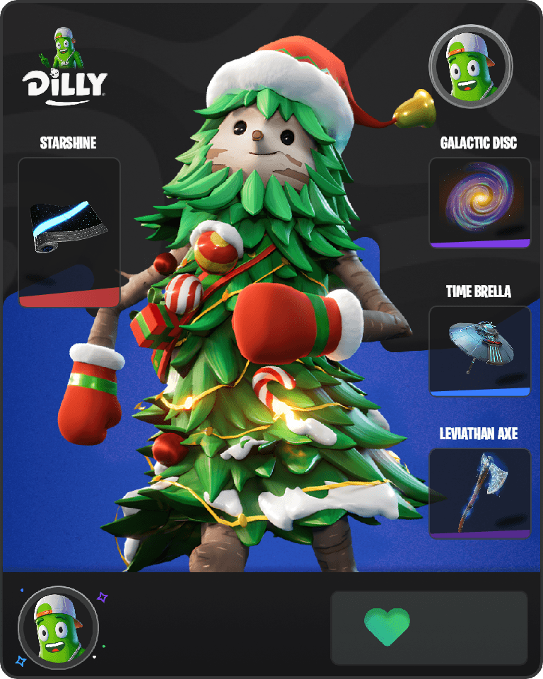 Winterfest Bushranger Fortnite combo