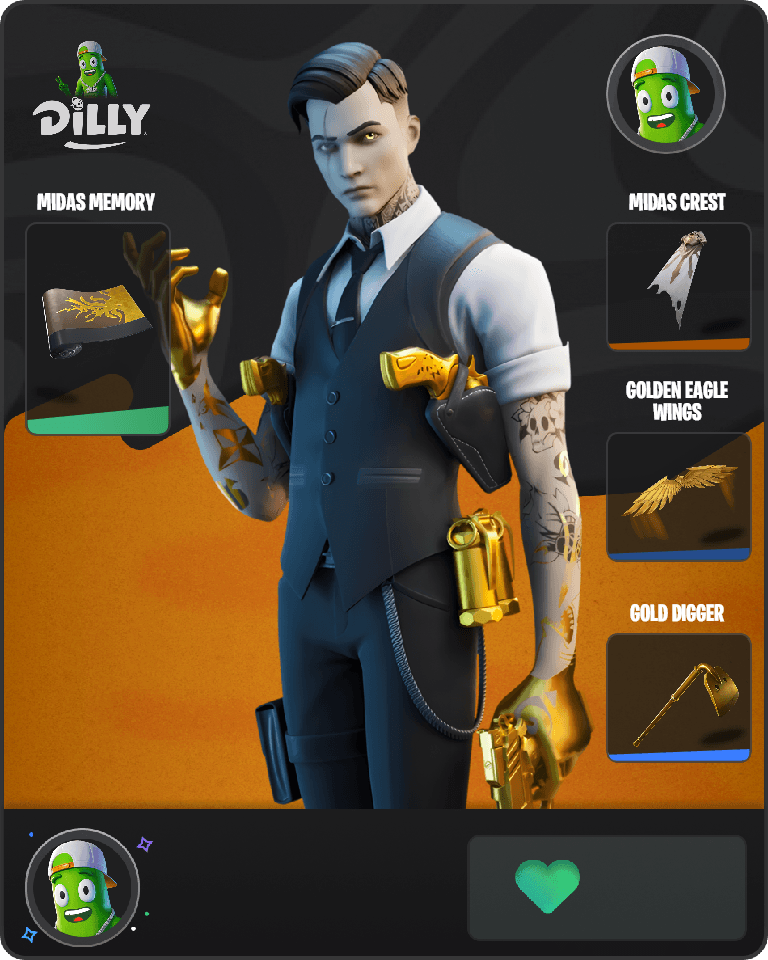 Midas Fortnite combo