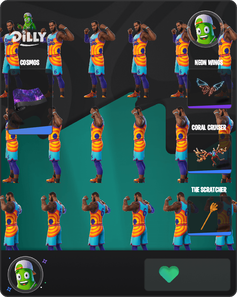 Tune Squad LeBron combo by cruzDAcreator