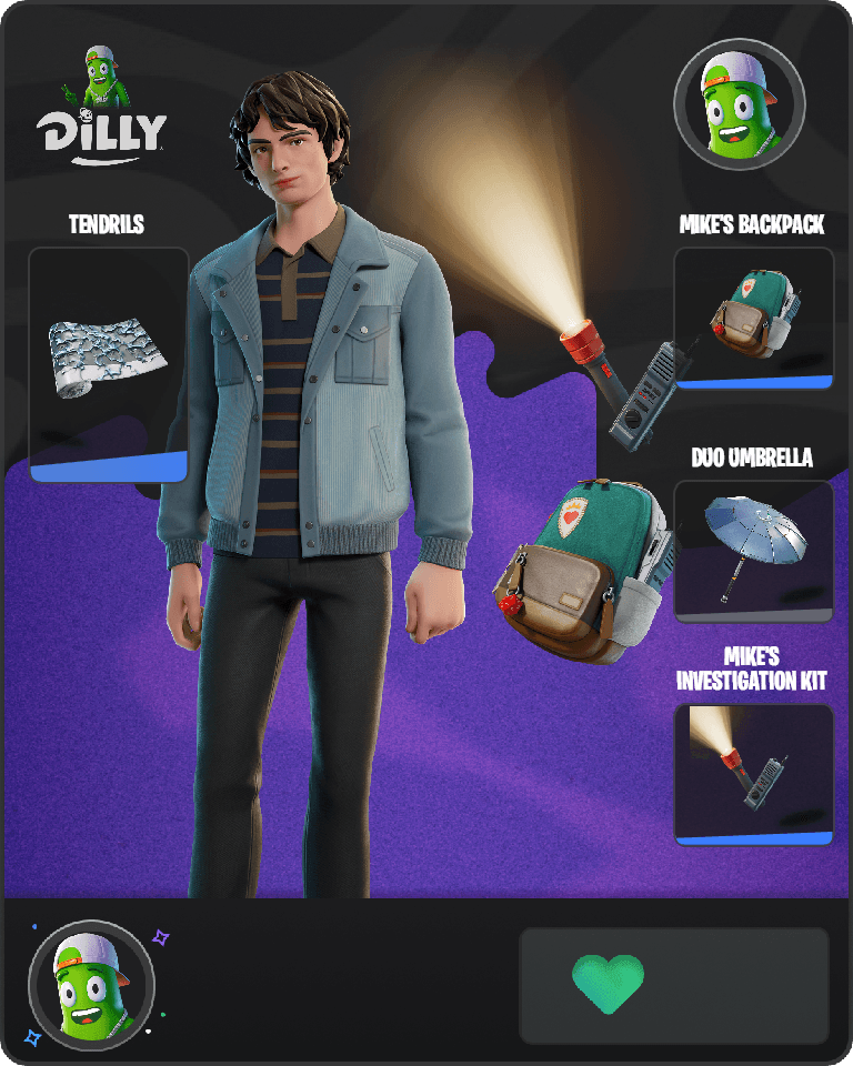 Mike Wheeler Fortnite combo