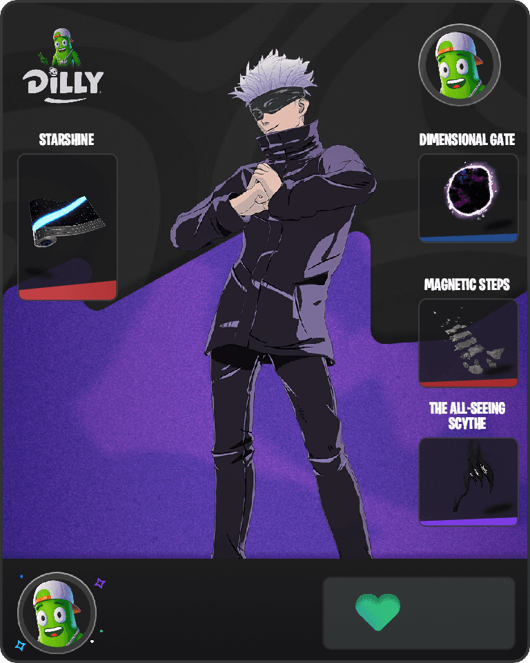 Satoru Gojo Fortnite combo