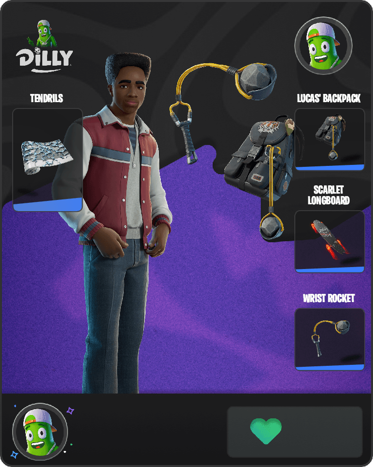 Lucas Sinclair Fortnite combo