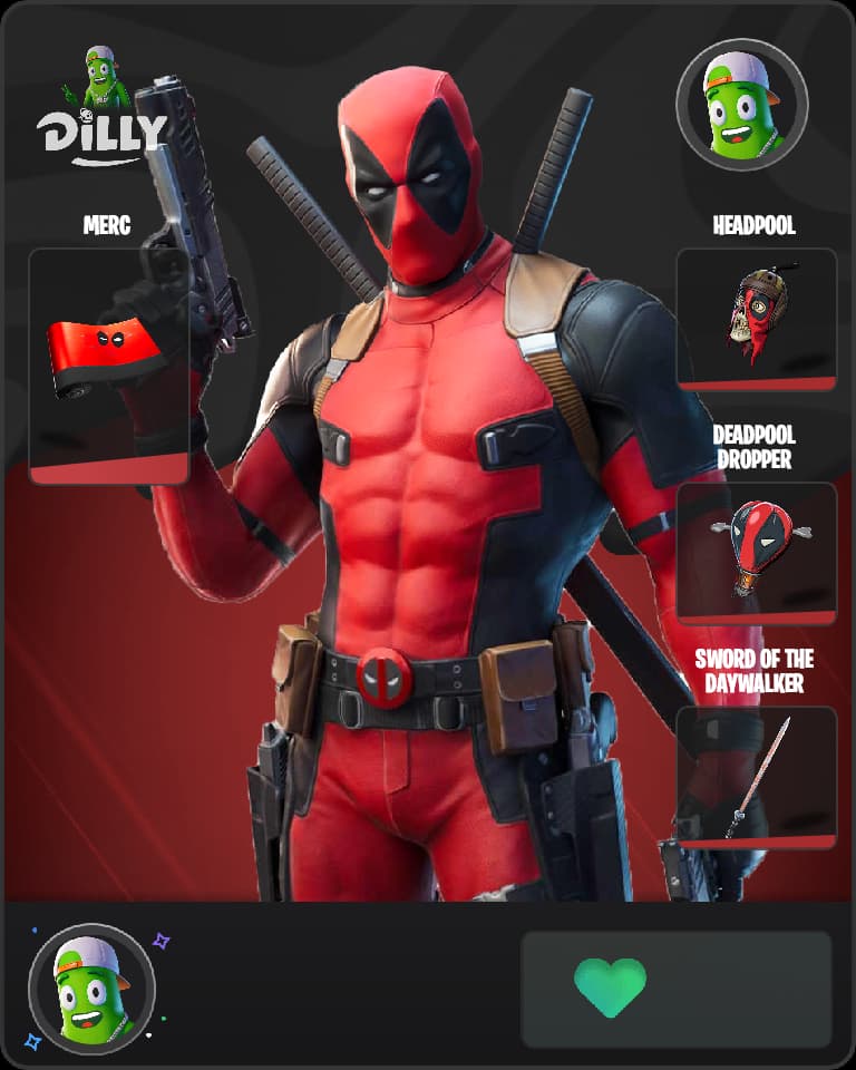 Deadpool Fortnite skin combo