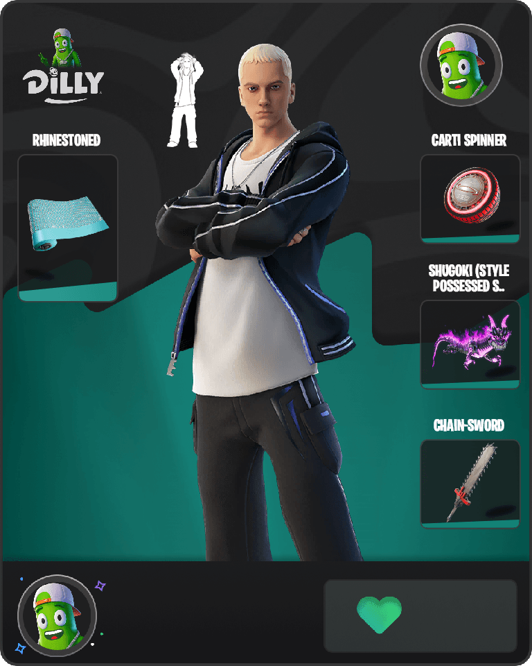 Slim Shady Fortnite combo