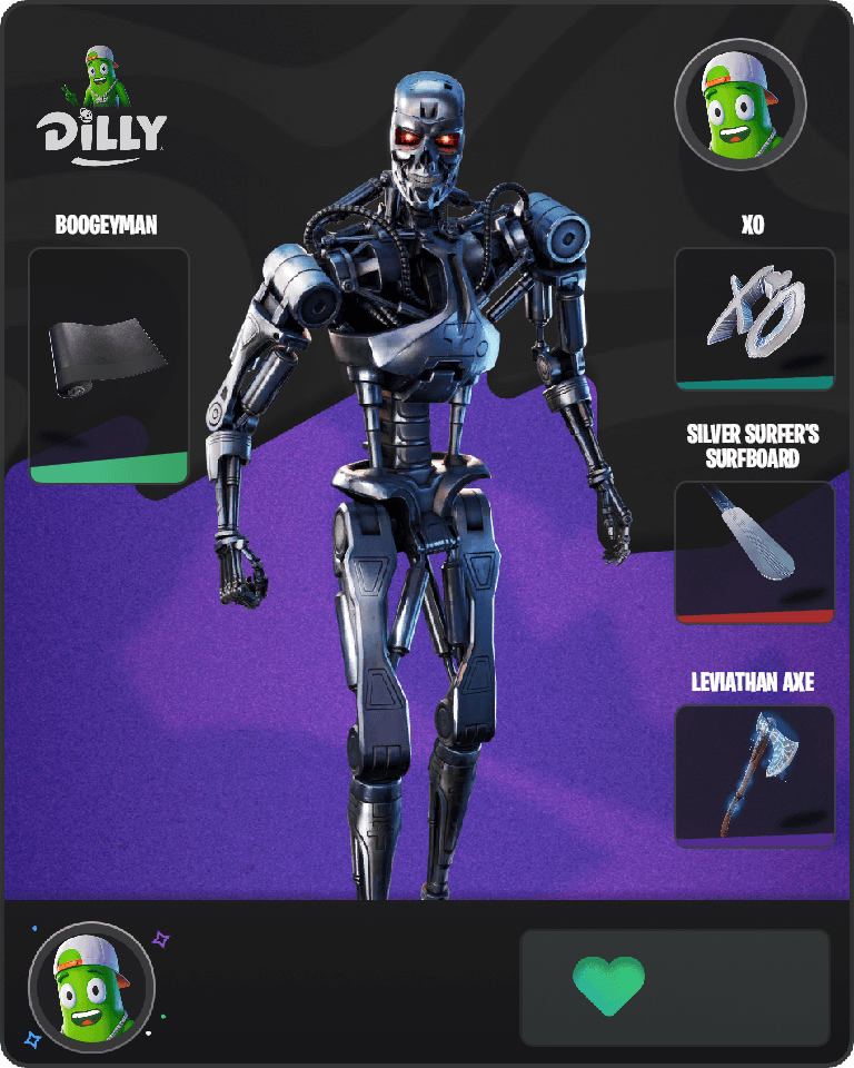 T-800 Fortnite combo