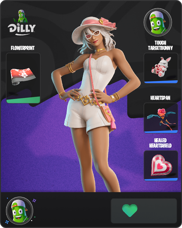 Heartseeker Aphrodite Fortnite combo