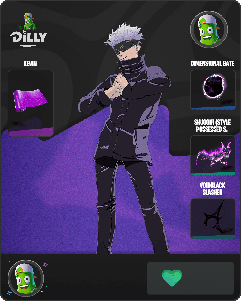 Satoru Gojo Fortnite combo