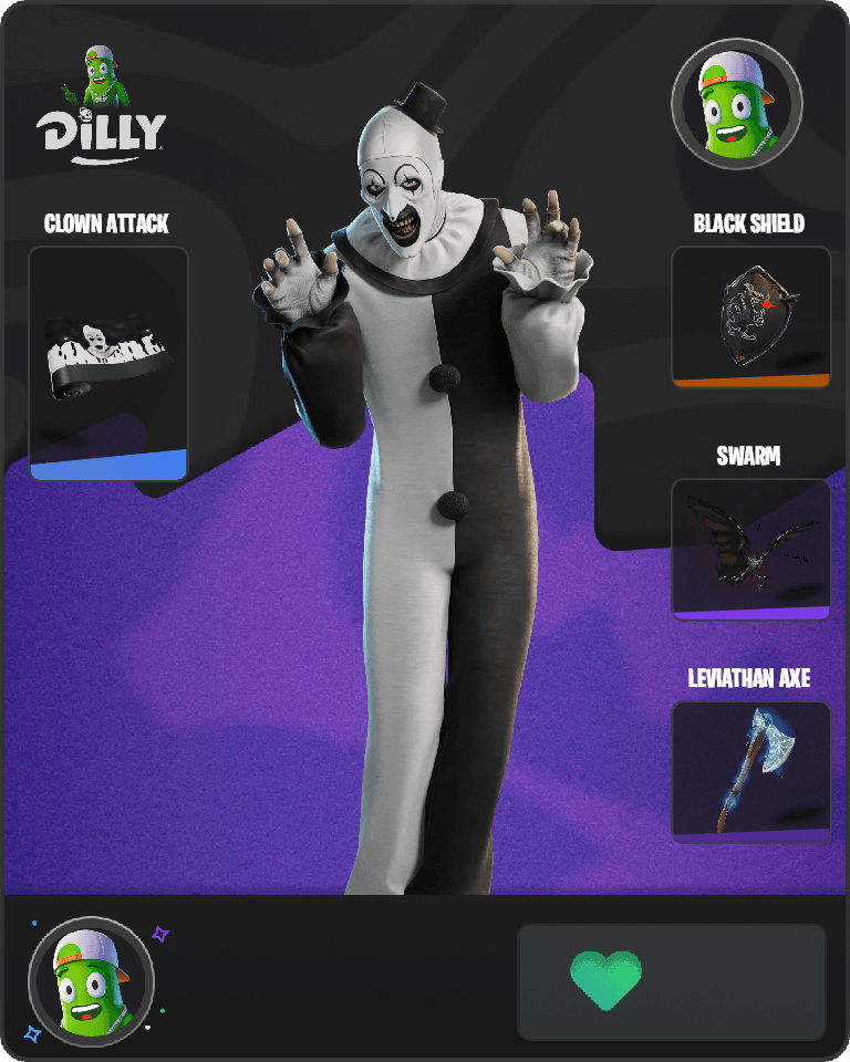 Art the Clown Fortnite combo